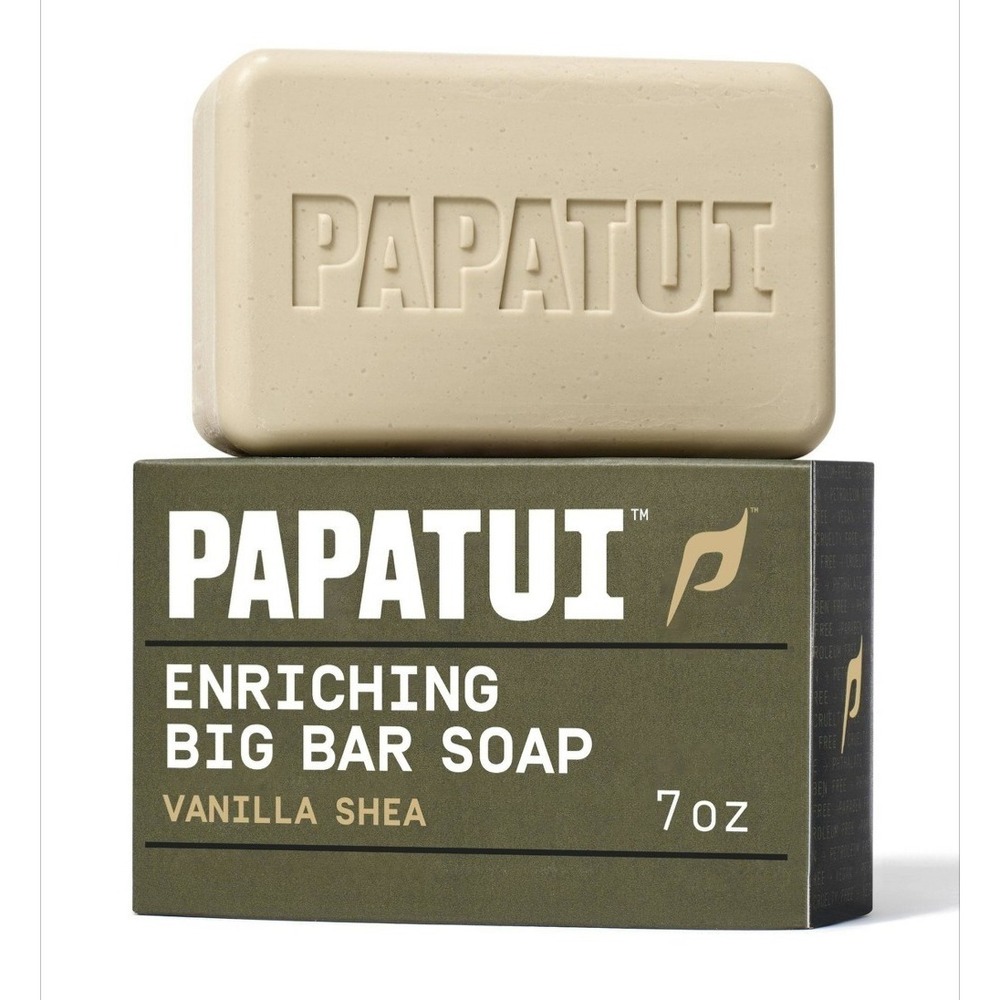 Men's PAPATUI Enriching Bar Soap Vanilla Shea SUEDE 7 oz